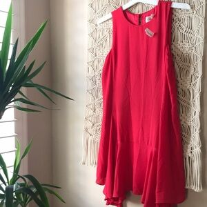 Eliza J size 6 l flared bottom mini dress